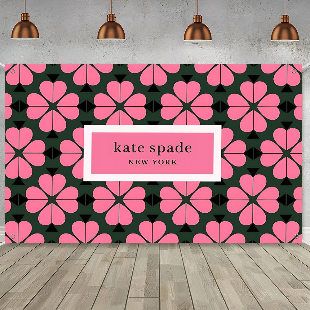 Commercial Banner Printing - ファッションブランド「K-Kate S-Spade」の、高度なプリント技術を用いた商業広告用フラッグ、パーティー用バナー。