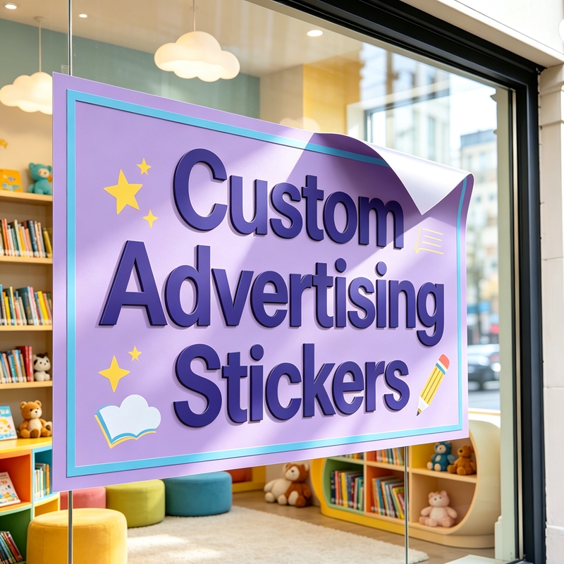 Commercial Wall Printing - カスタムサイズ対応の商業用ブランディングステッカー、企業のオフサイトプロモーションやビジネス展示用のプレミアムビニール印刷グラフィック