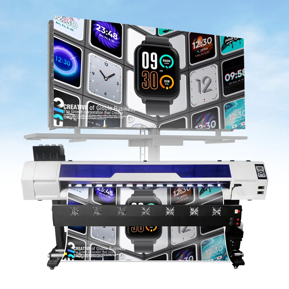 大型デジタルエコソルベントプリンター1。 1.6M 1.8M - Commercial Banner Printing のレビューと価格