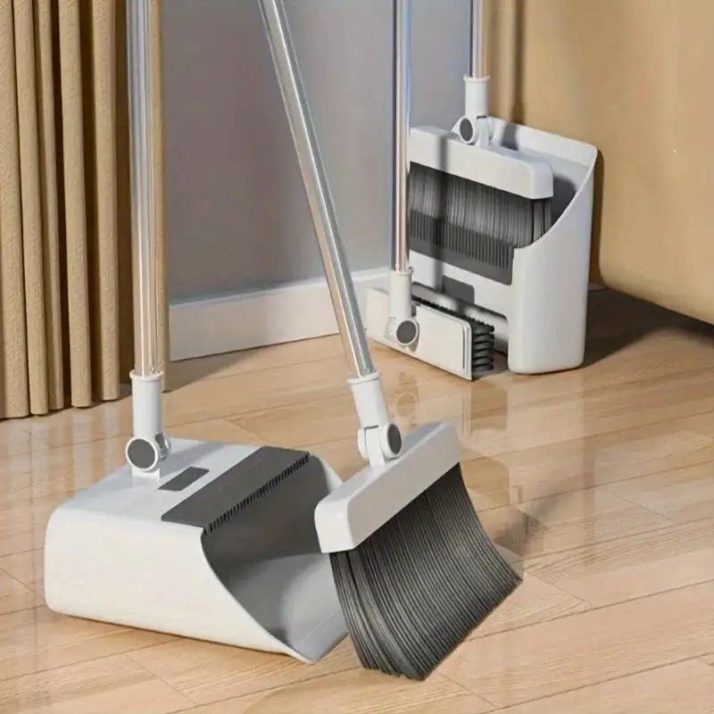 3-in-1折りたたみ式ほうきとちりとりセット、自立式床用ス - Squeegee Holder Screen のレビューと価格