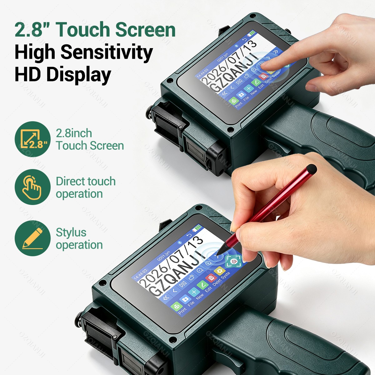 Bluetooth 12.7mmミニインクジェットプリンター - Commercial Printing Logo のレビューと価格