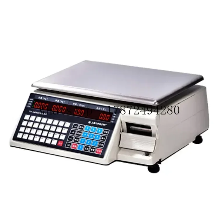 バーコードプリンター付き業務用重量計、小売価格計算＆ラベル印 - Commercial Printing Machine Price のレビューと価格