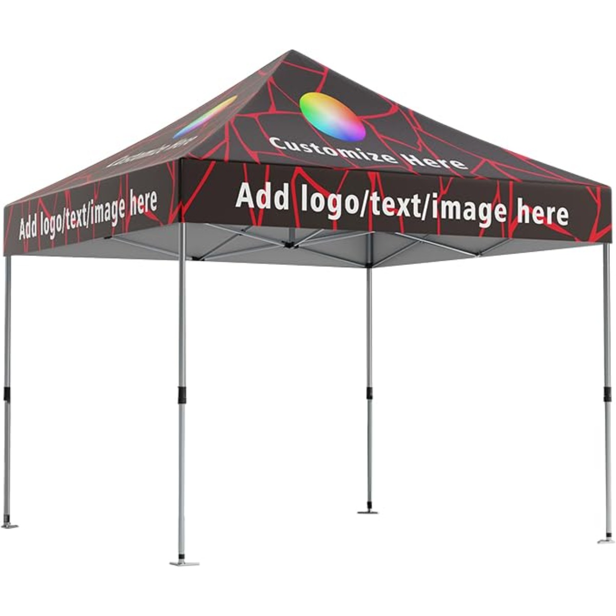 ロゴ印刷入りカスタム10x20キャノピーテントトップ、商業イ - Commercial Printing Logo のレビューと価格