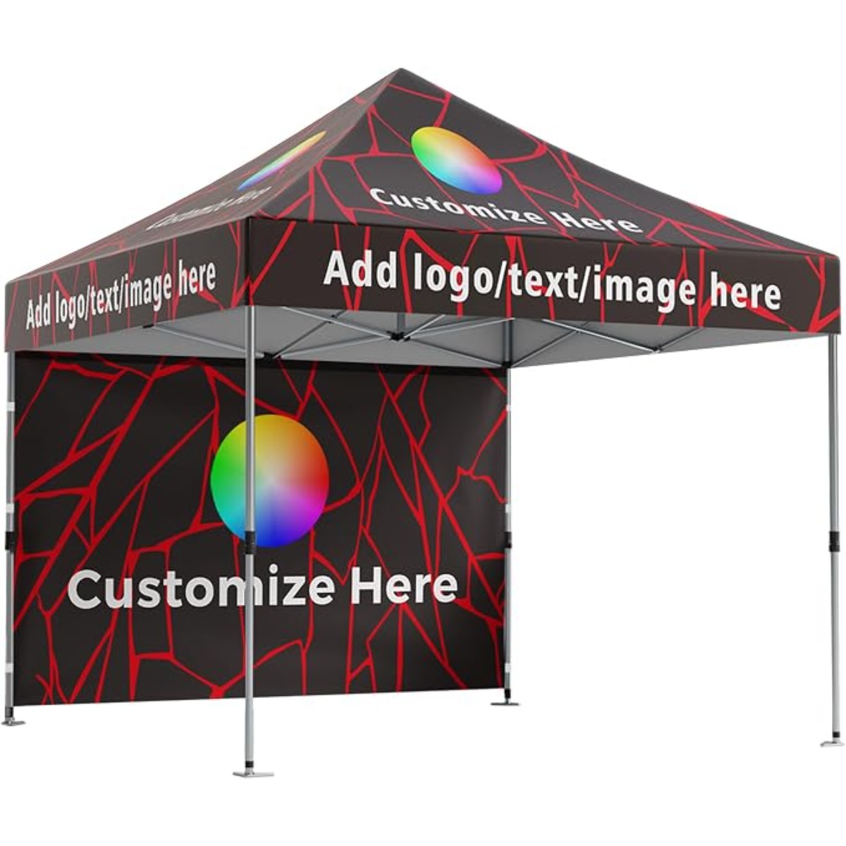ロゴ印刷入りカスタム10x20キャノピーテントトップ、商業イ - Commercial Printing Logo のレビューと価格